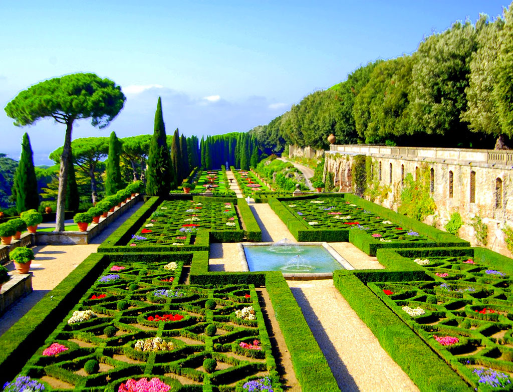 حدائق الفاتيكان روما من أهم 6 أماكن سياحيه في روما ومن أفضل الانشطه السياحيه في روما